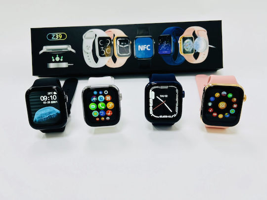 Z39 Stainless Steel Smartwatch with Heart Rate Monitor (Black) view 3
