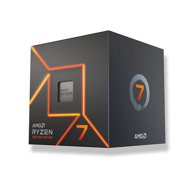 AMD Ryzen 7 7700 (SBX) 3.8GHz Processor 8 Cores for Socket AM5 in Box with Heatsink view 1