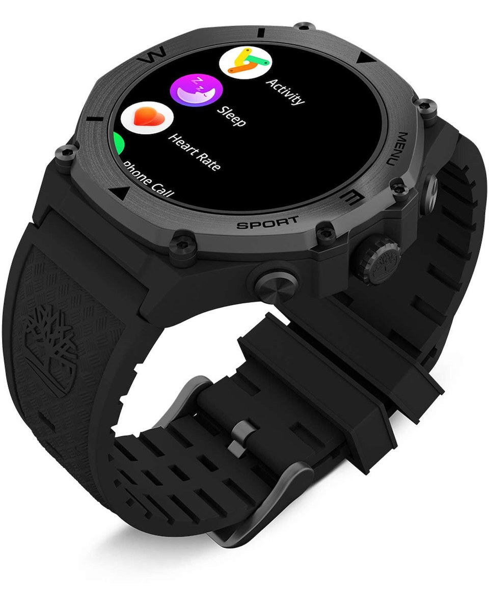 Timberland Trail Force S2 47mm Smartwatch with Heart Rate Monitor (Black) view 3