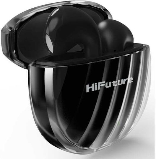 HiFuture FlyBuds 3 Bluetooth Handsfree Earphones with Sweat Resistance and Charging Case Black view 4