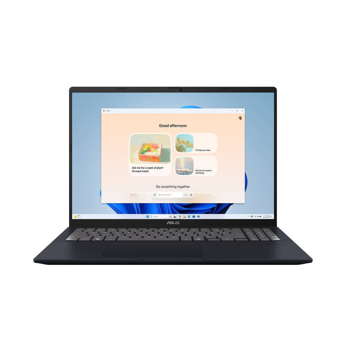 Asus X1607CA-KM110W 16" IPS FHD+ (Ultra 5-225H/16GB/512GB SSD/W11 Home) Albastru Quiet (US Keyboard)