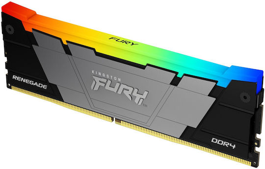 Kingston Fury Renegade Rgb 16GB DDR4 RAM with 3200 Speed for Desktop (KF432C16RB12A/16)