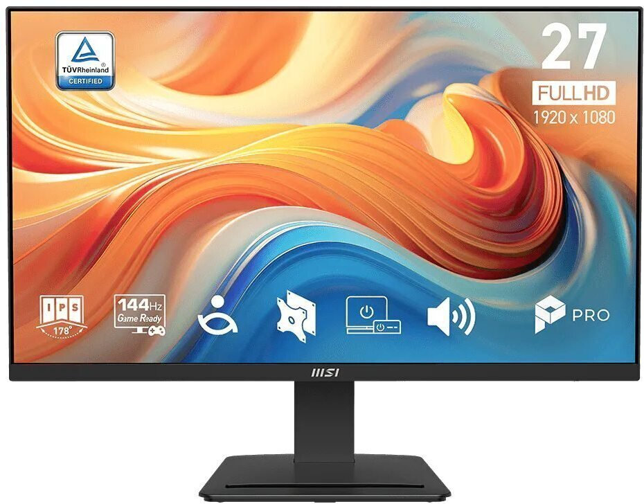 MSI Pro MP273 IPS Monitor 27" FHD 1920x1080 144Hz