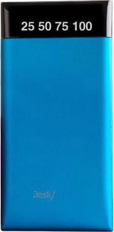Besky Q11 Power Bank 8000mAh with 2 USB-A Ports Blue