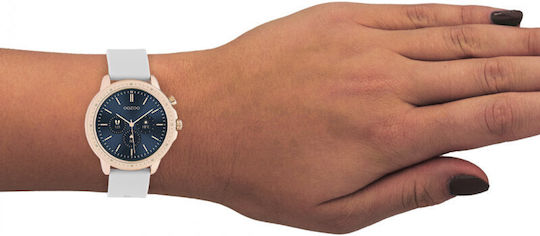 Oozoo Q00323 45mm Smartwatch with Heart Rate Monitor (Rose Gold / Grey) view 5