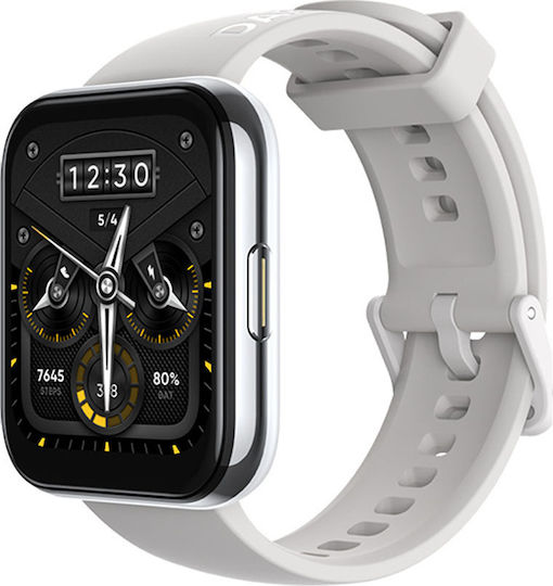 Realme Watch 2 Pro with Heart Rate Monitor (Silver) vue 2