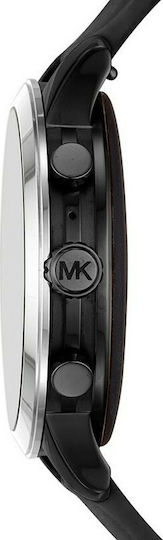 Michael Kors Access Runway Stainless Steel 41mm Smartwatch with Heart Rate Monitor (Black) view 7
