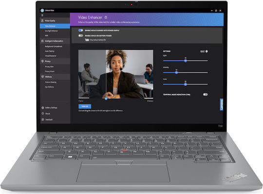 Lenovo ThinkPad T14 Gen 4 (Intel) 14" IPS FHD+ Touchscreen (i5-1335U/16GB/512GB SSD/W11 Pro) Storm Grey (US Keyboard)