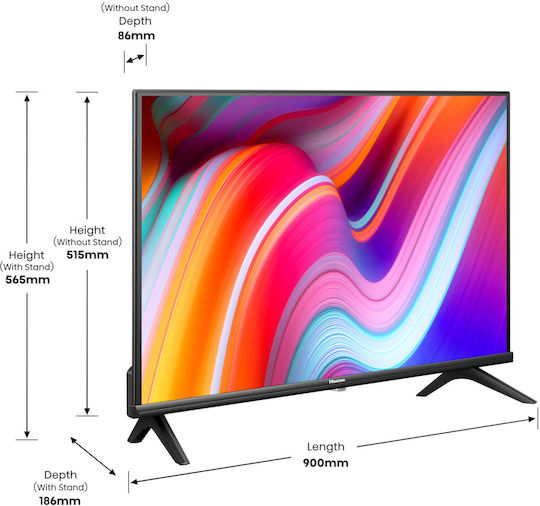 Hisense Smart Television 40" Full HD LED 40A4K HDR (2023) view 4