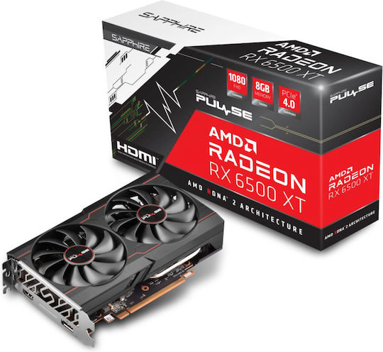 Sapphire Radeon RX 6500 XT 8GB GDDR6 Pulse Graphics Card view 2