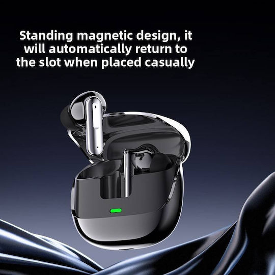 S17 AI Smart Translator In-ear Bluetooth Handsfree Headphones with Charging Case White view 3
