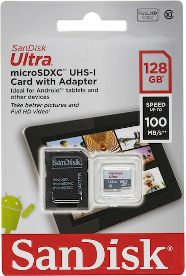 Sandisk Ultra microSDXC 128GB Class 10 U1 UHS-I view 5