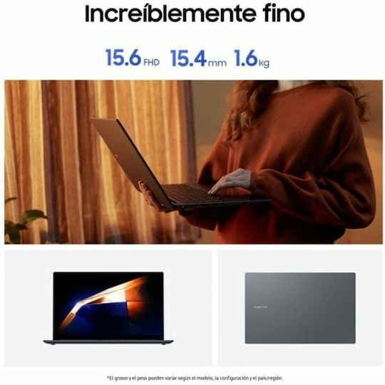 Samsung Galaxy Book4 15.6" FHD (Core 7-150U/16GB/512GB SSD/W11 Pro) (ES Keyboard) view 3