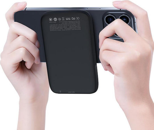 XO PR153 MagSafe Power Bank 5000mAh 15W with USB-C Port Power Delivery Black view 4