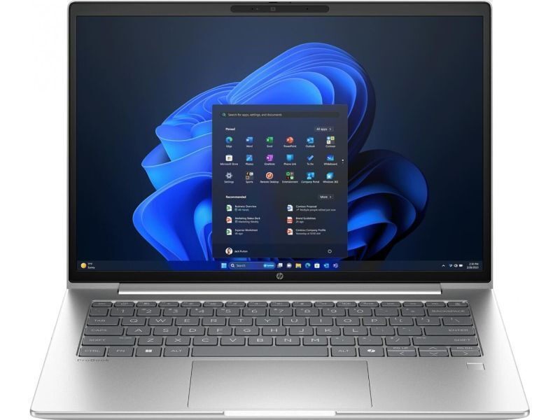 HP ProBook 4 G1q 14" IPS FHD+ (Snapdragon-X1-26-100/16GB/512GB SSD/W11 Pro) Pike Silver (US Keyboard)
