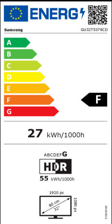 Samsung Smart Television 32" Full HD LED GU32T5379CDXZG HDR (2020) vue 4