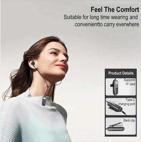 AKZ Q20 In-ear Bluetooth Handsfree Headphones Silver Black vista 3