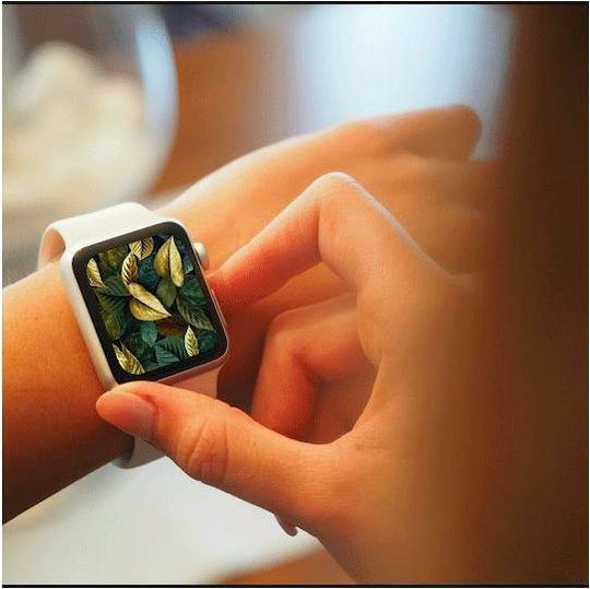 Series 7 Smartwatch with Heart Rate Monitor (White) view 3