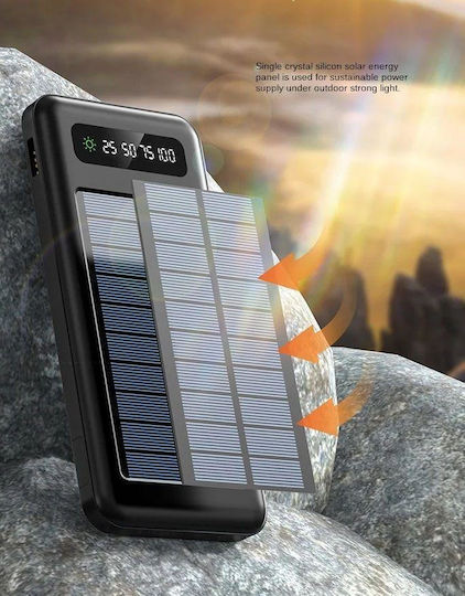 Treqa TR-957 Solar Power Bank 30000mAh Black vista 2