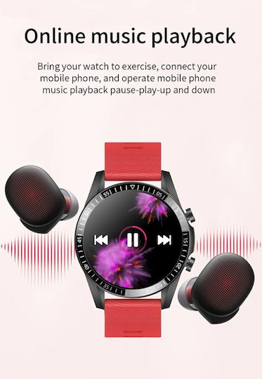 S36 Pro Smartwatch with Heart Rate Monitor (Silver/Brown) Ansicht 6