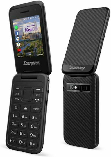 Energizer Energy E282SC Dual SIM (4GB) Mobile Phone with Buttons Black view 3