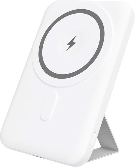 Yenkee YPB 501 MagSafe Power Bank 5000mAh 20W with USB-C Port White vue 6