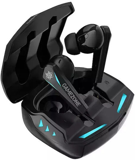 Tracer GameZone T7 PRO In-ear Bluetooth Handsfree Earphones with Sweat Resistance and Charging Case Black view 4