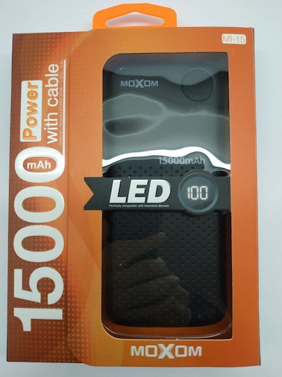 Moxom MI-15 Power Bank 15000mAh Black view 4