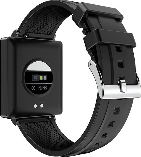 iSEN KS01 Smartwatch with Heart Rate Monitor (Black) view 7