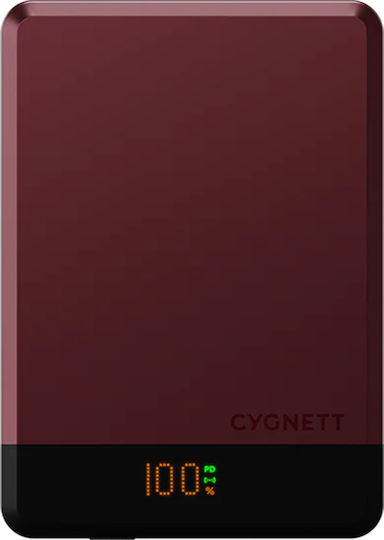 Cygnett MagSafe Power Bank 10000mAh 10W with USB-C Port Purple view 1