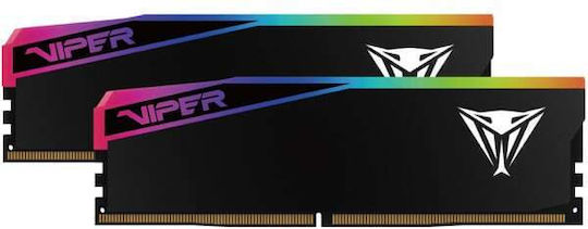 Patriot Viper Rgb Elite 5 Ultra 96GB DDR5 RAM with 2 Modules (2x48GB) and Speed for Desktop (VEUR596G6432K) view 4