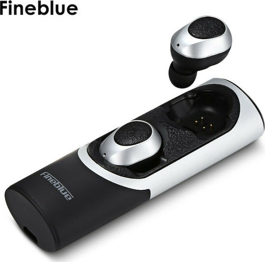 Fineblue RWS-X8 In-ear Bluetooth Handsfree Earphones with Charging Case Black / Gray view 5