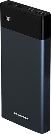 Remax RPP-131 Power Bank 20000mAh with 2 USB-A Ports Black view 3
