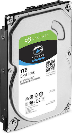 Seagate Skyhawk 1TB HDD Hard Drive 3.5" SATA III 5900rpm with 64MB Cache for Recorder ST1000VX005 vue 3