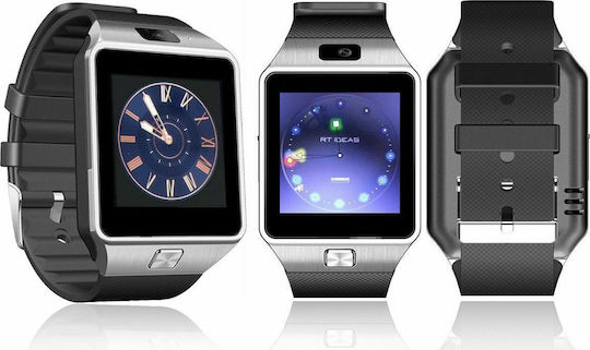DZ09 43mm Smartwatch with SIM (Silver) view 8