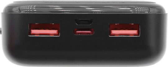 Cameron Sino HYG061 Power Bank 20000mAh with 2 USB-A Ports Black vue 2