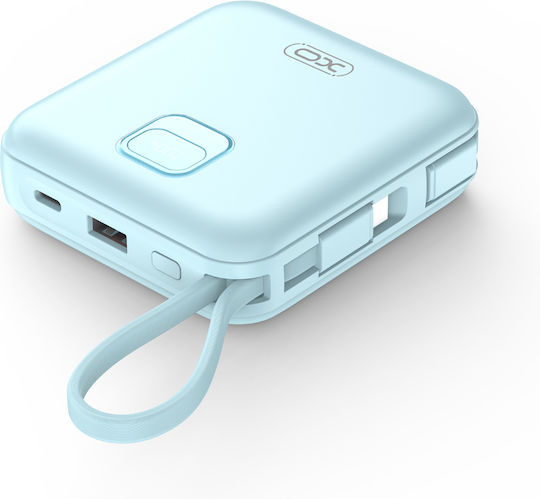 XO PR235 Power Bank 10000mAh 22.5W with USB-A Port and USB-C Port Quick Charge 2.0 Blue view 2