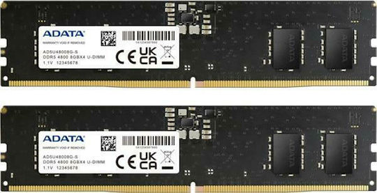 Adata Premier 8GB DDR5 RAM with 4800 Speed for Desktop (AD5U48008G-DT) view 1