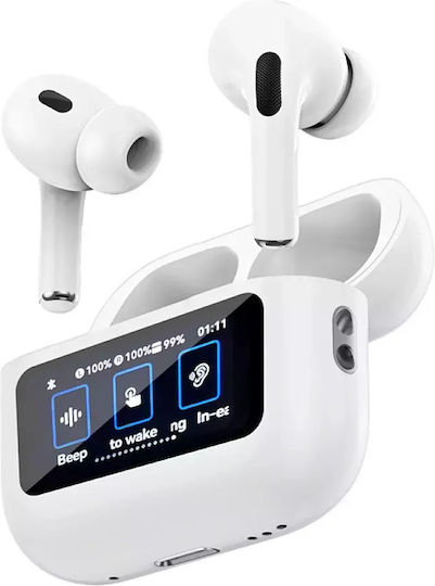 Wiwu T22 In-ear Bluetooth Handsfree Earphones with Charging Case White