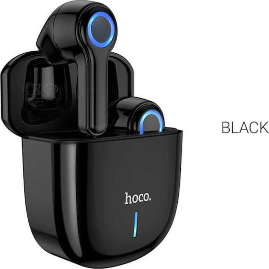 Hoco Harmony ES45 Earbud Bluetooth Handsfree Earphones with Charging Case Black view 1