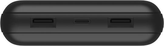 Belkin Boost Charge Power Bank 20000mAh with 2 USB-A Ports and USB-C Port Black view 4
