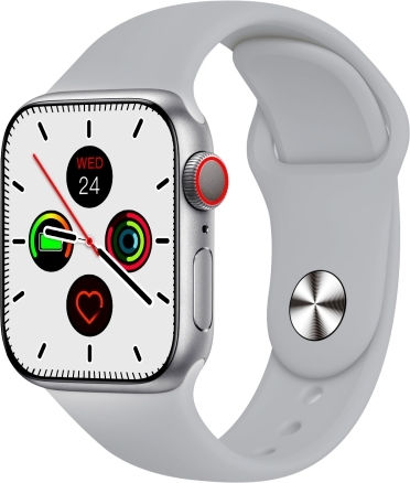 Ws88 1.96 Inch Color Screen Smart Watch Support Heart Rate Monitoring Blood Pressure Monitoring Silver view 1