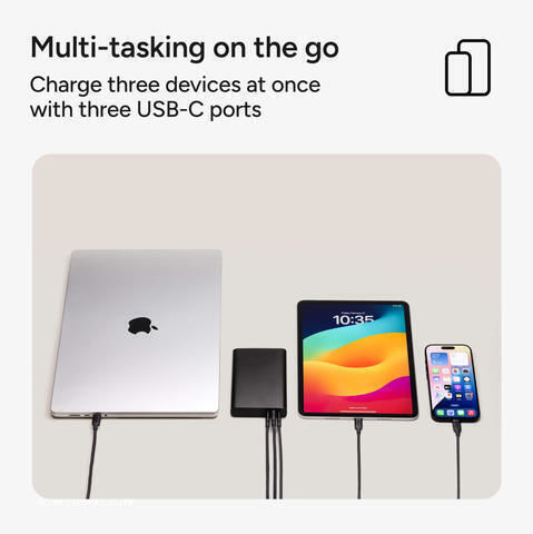 Mophie Powerstation Pro 20000mAh Black view 3