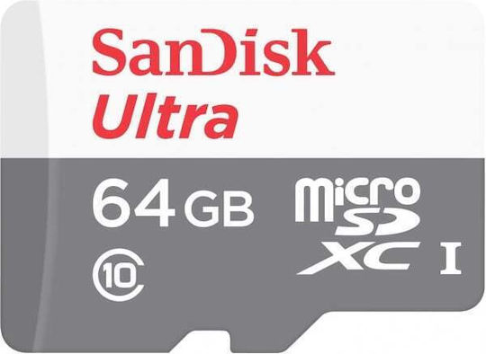 Sandisk Ultra microSDXC 64GB U1 A1 vue 2