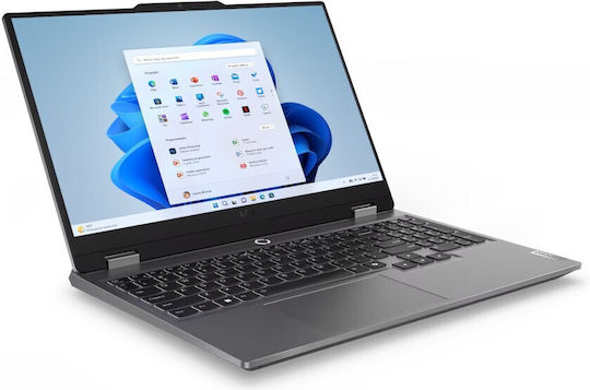Lenovo LOQ 15ARP9 15.6" IPS FHD 144Hz (Ryzen 5-7235HS/16GB/512GB SSD/GeForce RTX 3050/W11 Home) Luna Grey (US Keyboard) view 1