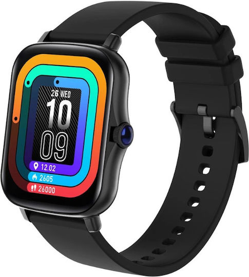 Fontastic Fontafit 480CH Smartwatch with Heart Rate Monitor (Talis Black)
