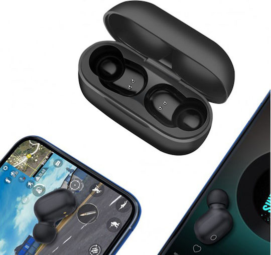 Esdras TWS23 In-ear Bluetooth Handsfree Earphones with Charging Case Black view 6