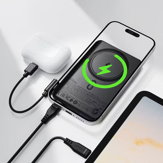 Acefast M30 MagSafe Power Bank 5000mAh 20W with 2 USB-C Power Delivery Ports Black view 4