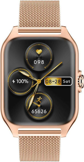 Garett GRC Style Smartwatch with Heart Rate Monitor (Rose Gold) view 6