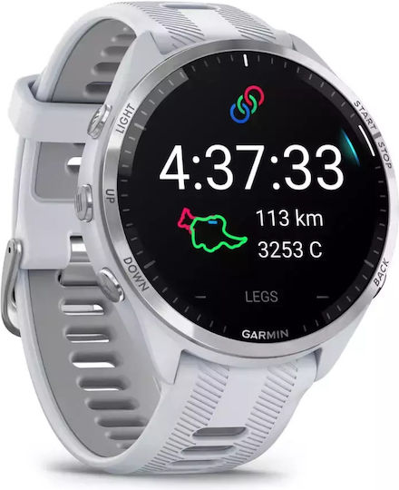 Garmin Forerunner 965 Titanium Waterproof Smartwatch with Heart Rate Monitor vue 5